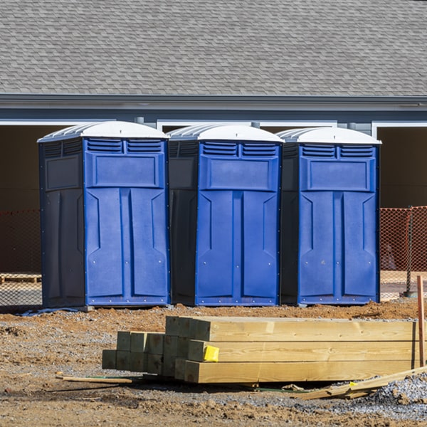 what is the maximum capacity for a single portable toilet in Palmview Texas